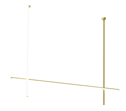 Flos Coordinates Ceiling 2 CLIII Lampada a Sospensione Champagne Anodizzato