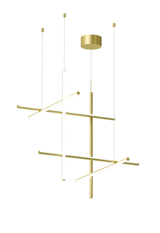 Flos Coordinates Suspension 3 Lampada sospesa Anodized Champagne
