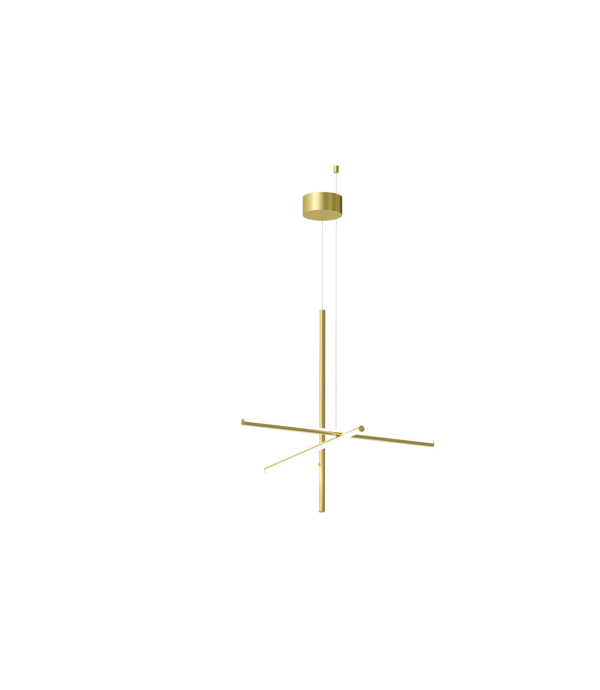 Flos Coordinates Suspension 1 Lampada sospesa Champagne, particolare del diffusore luminoso