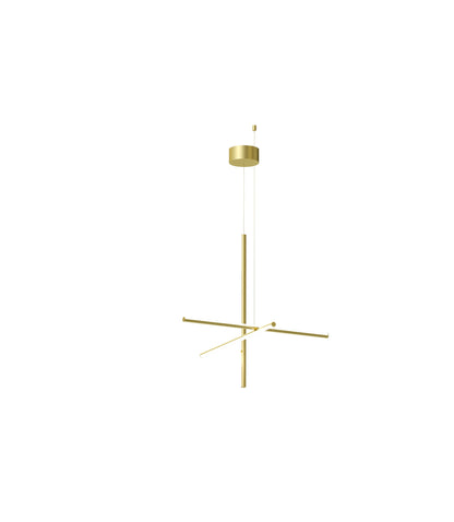 Flos Coordinates Suspension 1 Lampada sospesa anodized Champagne