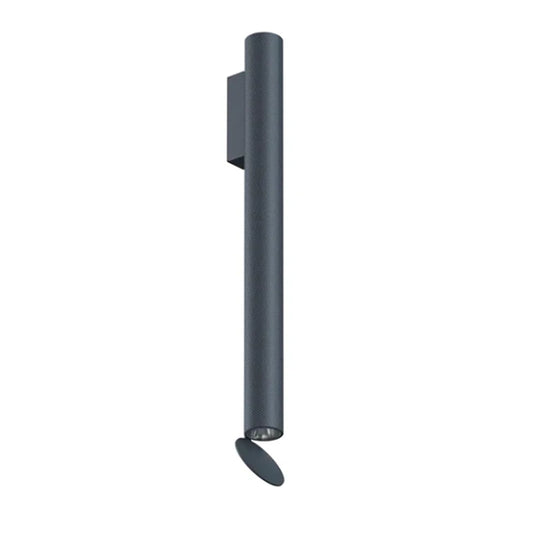 Flos Flauta H500 Spiga Lampada indoor 50 cm Da Parete Anodized Blue Steel