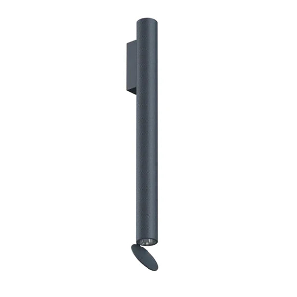 Flos Flauta H500 Spiga Lampada indoor 50 cm Da Parete Anodized Blue Steel