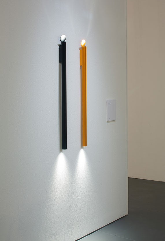 Flos Flauta Riga Lampada indoor 100 cm Da Parete copper Anodized Copper, particolare del diffusore luminoso