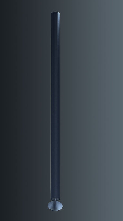 Flos Flauta H1000 Riga Lampada 100 cm a muro Anodized blue steel