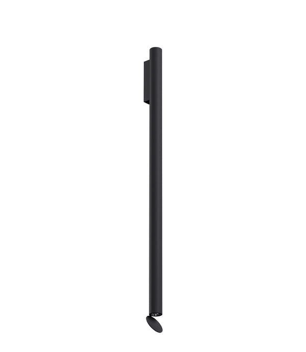 Flos Flauta Lampada 100 cm nero a Parete da interno
