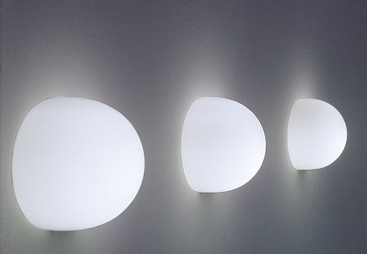 Flos Glo-Ball Wall Lampada 33 cm a parete in vetro Bianco