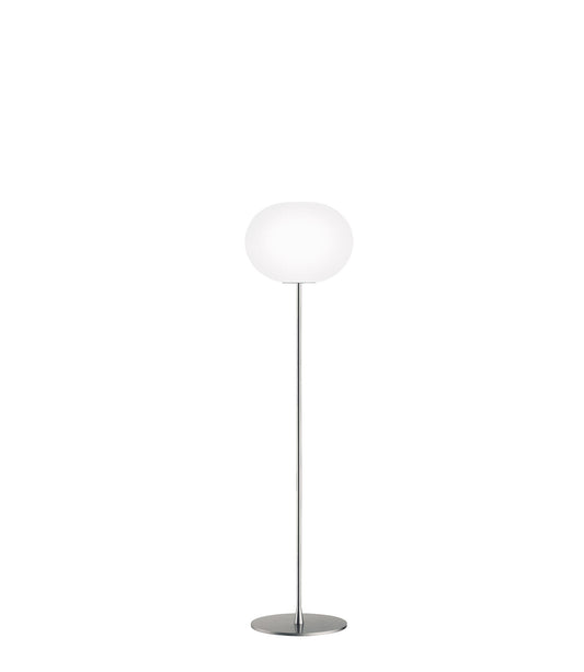 Flos Glo-ball Floor 3 Lampada a pavimento acciaio Argento