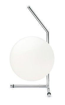 Flos IC Lights Table 1 Low Lampada da tavolo cromo, particolare del diffusore luminoso