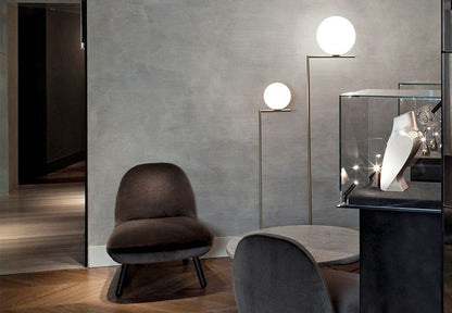 Flos IC Lights Floor 2 Lampada a pavimento 185 cm Ottone Spazzolato