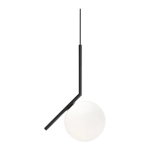 Flos IC Lights Suspension 1 Lampada A Sospensione 20 cm ottone nero