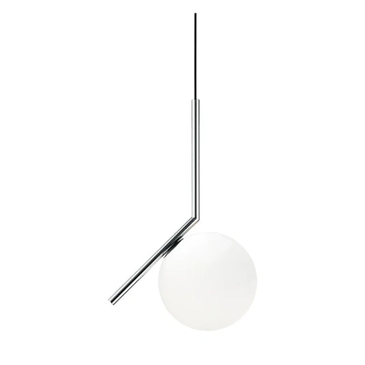 Flos IC Lights Suspension 1 Lampada A Sospensione 20 cm Cromo