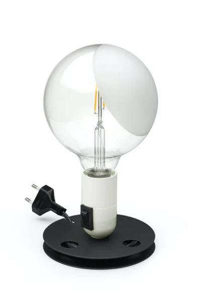 Flos Lampadina lampada da tavolo luce diretta diffusa bachelite bianco