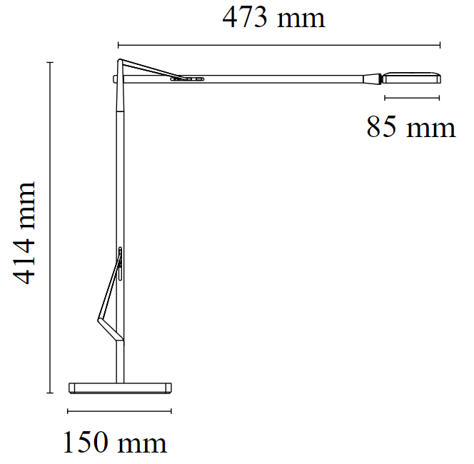 Flos Kelvin Edge Base Lampada da tavolo orientabile Bianco, particolare del diffusore luminoso