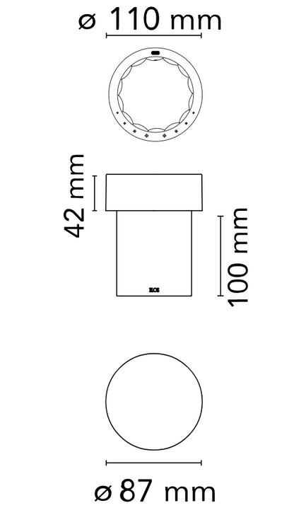 Flos Last Order Clear Lampada Da Tavolo ricaricabile rame Satinato