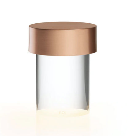 Flos Last Order Clear Lampada Da Tavolo ricaricabile rame Satinato