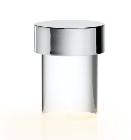 Flos Last Order Clear Lampada Da Tavolo ricaricabile Acciaio Lucido