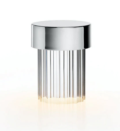 Flos Last Order Fluted Lampada da Tavolo ricaricabile esterno interno