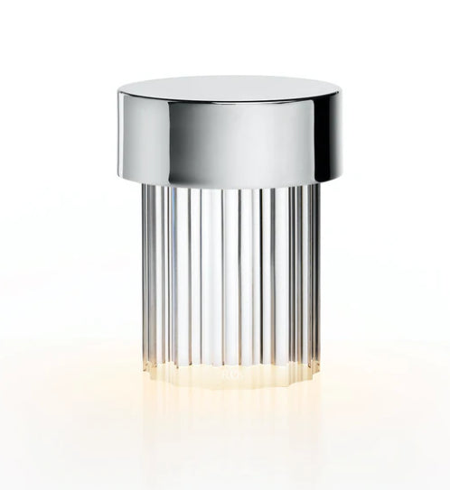 Flos Last Order Fluted Lampada da Tavolo ricaricabile esterno interno
