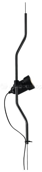 Flos Parentesi dimmer supporto aggiuntivo per Parentesi Nero accesa in ambiente, design e diffusione della luce