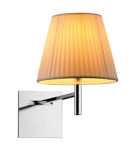Flos Ktribe Wall Lampada applique in tessutp a Parete Tessuto spenta, dettaglio del corpo lampada e dei materiali