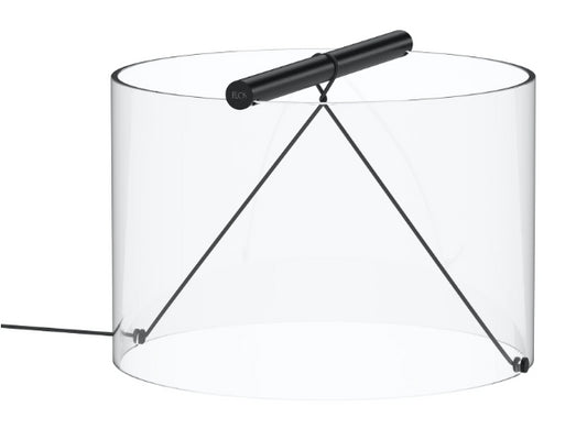 Flos To-tie T3 Lampada da tavolo a luce diffusa in Anodizzato Nero