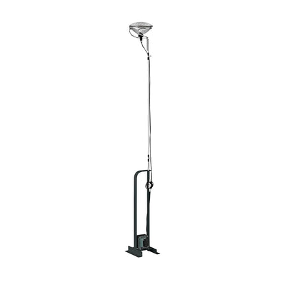 Flos Toio Led Lampada a Pavimento 158-195 cm telescopica luce indiretta Nero