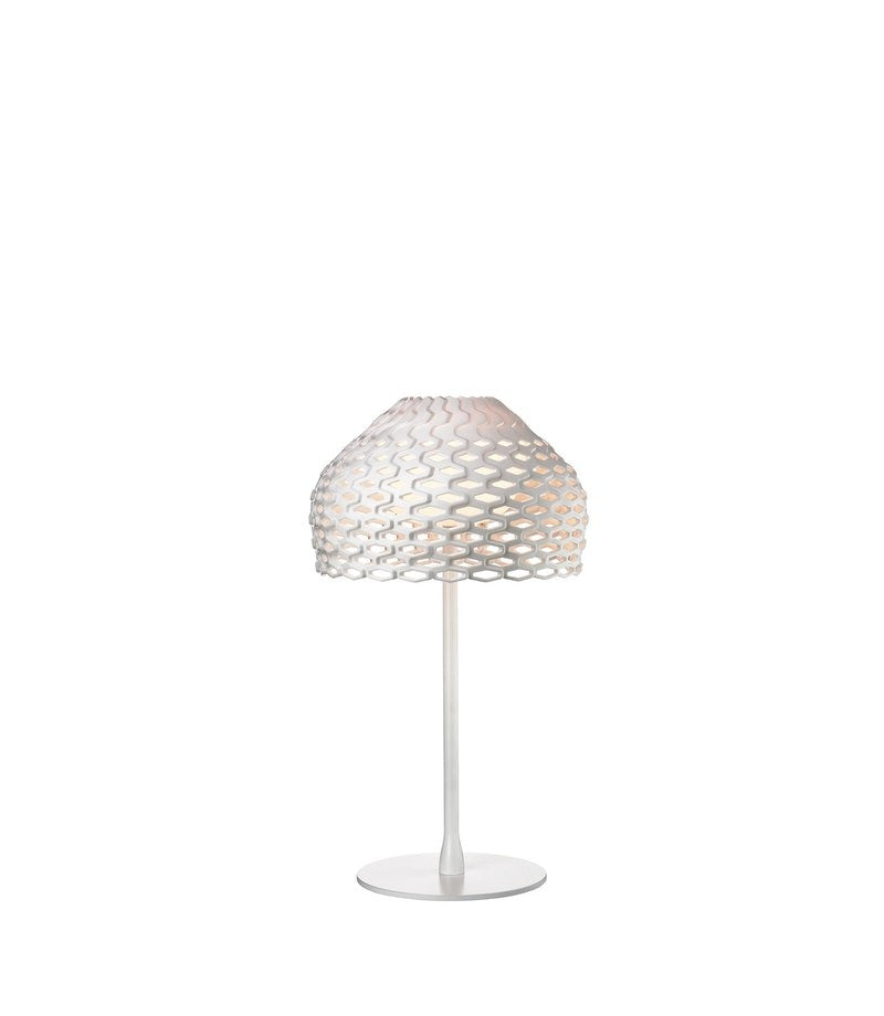 Flos Tatou Table Lampada da tavolo bianco, particolare del diffusore luminoso - Flos