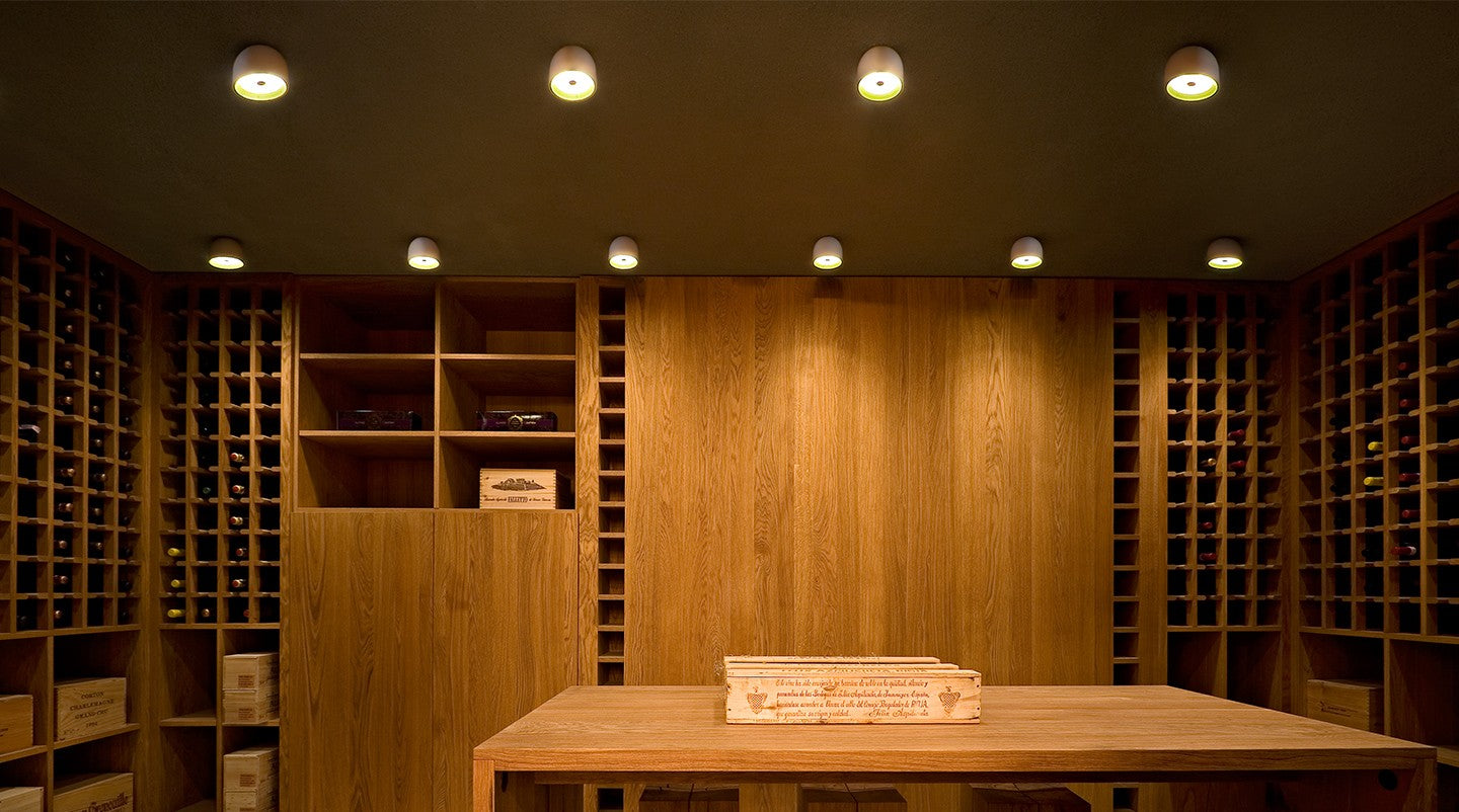 Flos Wan Ceiling Wall Lampada a parete o soffitto Bianco, particolare del diffusore luminoso