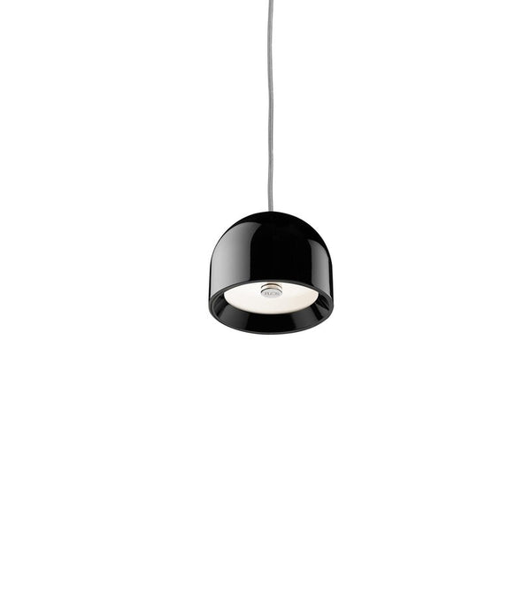 Flos Wan Suspension Lampada 11 cm a sospensione antiabbagliamento Nero lucido