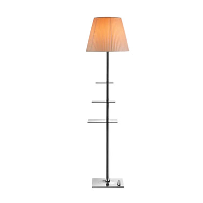 Flos Bibliotheque Nationale Lampada a pavimento in tessuto con mensole portaoggetti