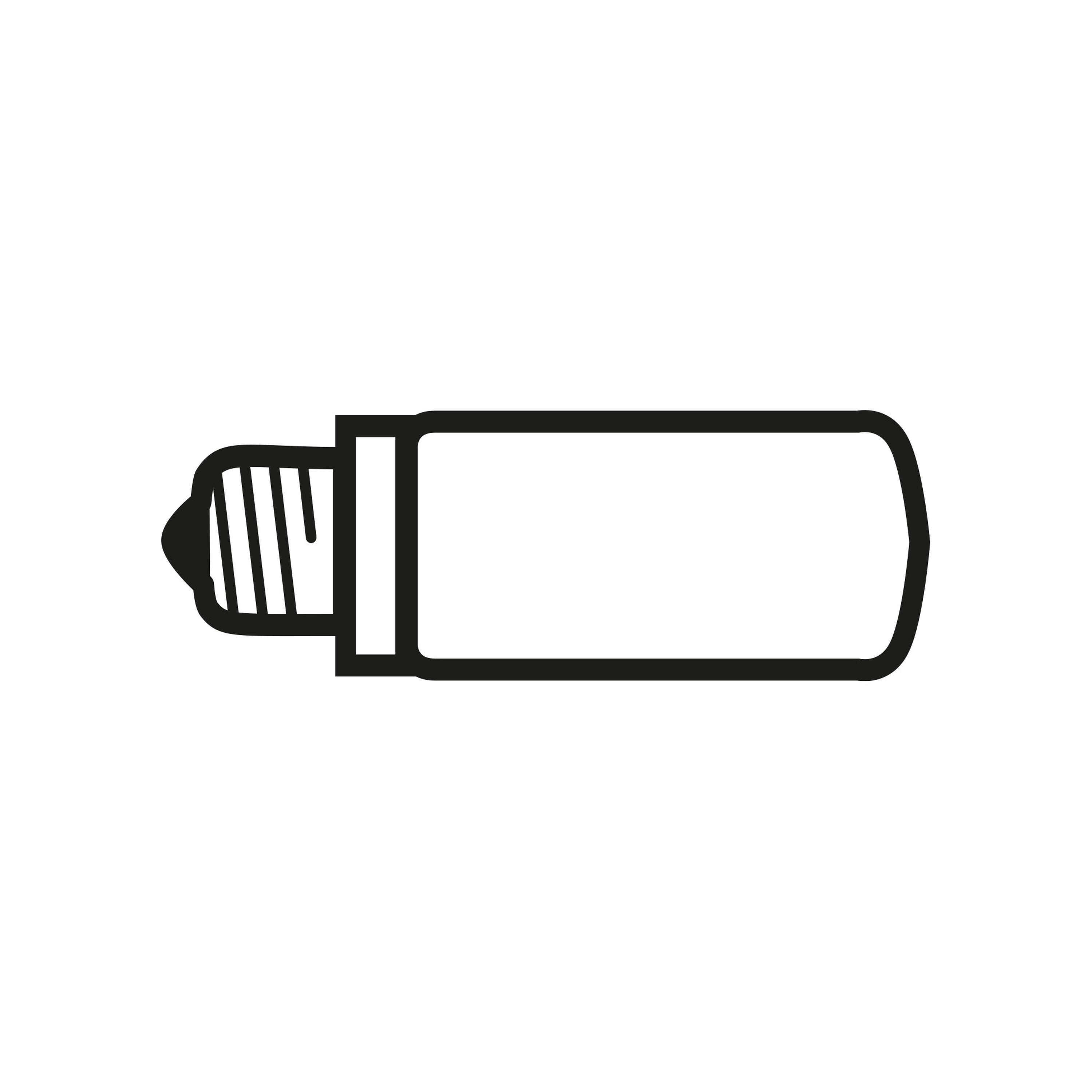 Flos Lampadina Led E14 8W 2700K T28 opale accesa in ambiente, design e diffusione della luce