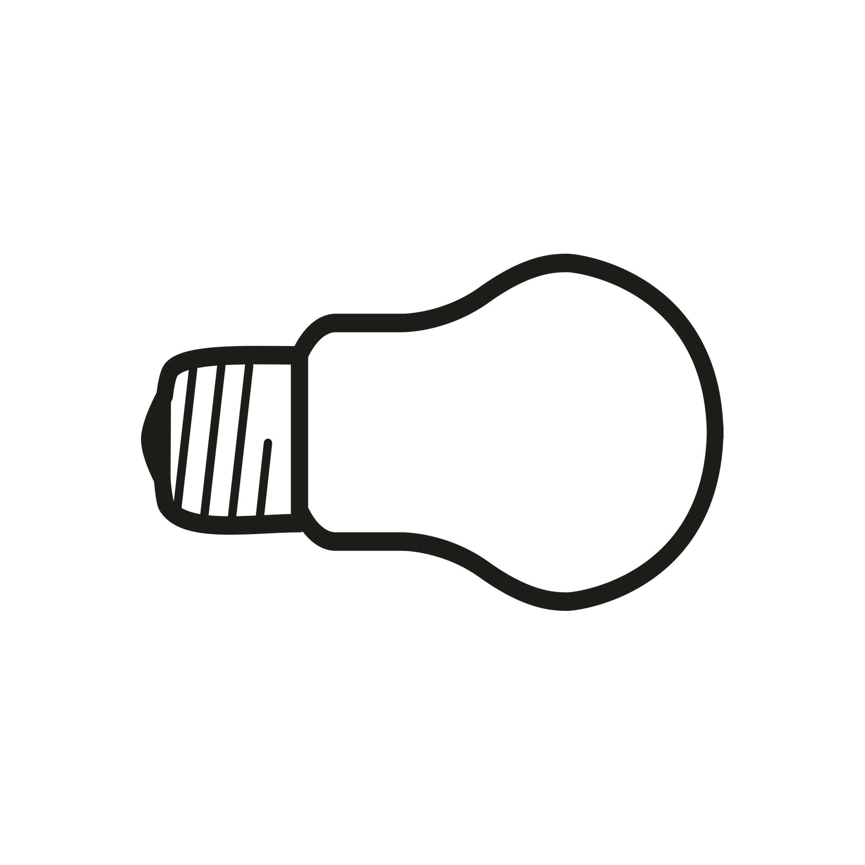 Flos Lampadina Led E27 11,5 W 220-240v 2700k A70 Zerodue accesa in ambiente, design e diffusione della luce