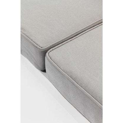 Kare Design Holiday salotto angolare da Esterno Giardino Grigio Bianco