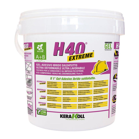 Kerakoll H40 Extreme Geladesivo Ibrido Saldatutto Ultra Deformabile Ultra Lavorabile Testato Per Le Condizioni E Gli Impieghi Pi