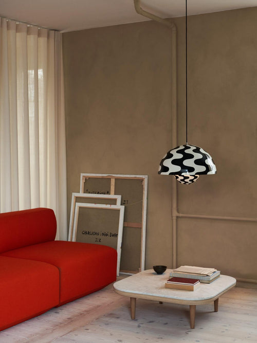 &Tradition Flowerpot Vp2 Lampadario A Sospensione accesa in ambiente, design e diffusione della luce