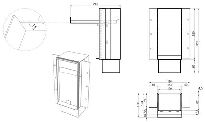 Antonio Lupi Design Sesamo2 Porta Dispenser Portaspazzolini Da Incasso In Acciaio