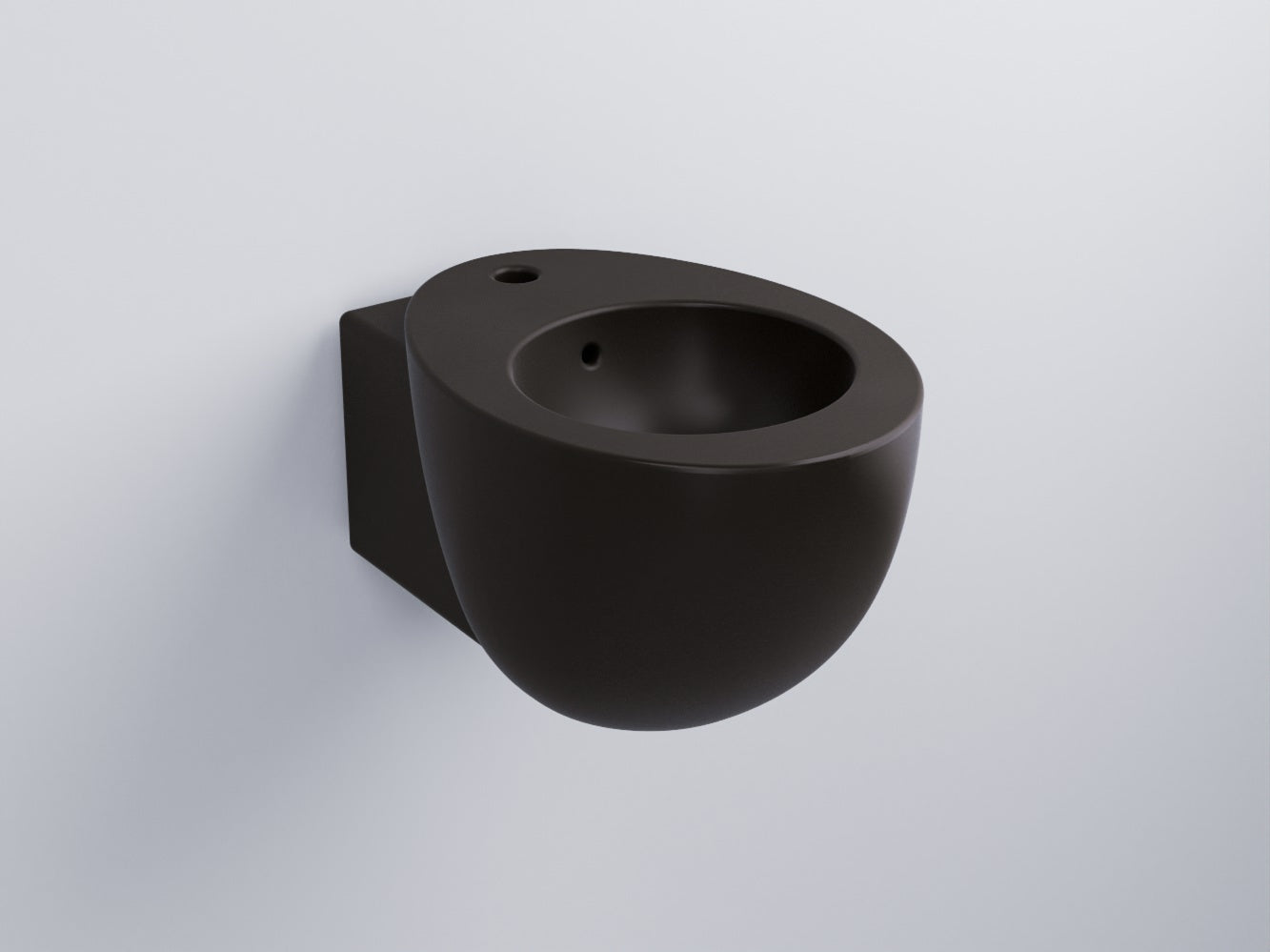 Cielo Le Giare lavabo 34x50 sospeso con troppopieno in in ceramica ambientato su piano bagno con accessori