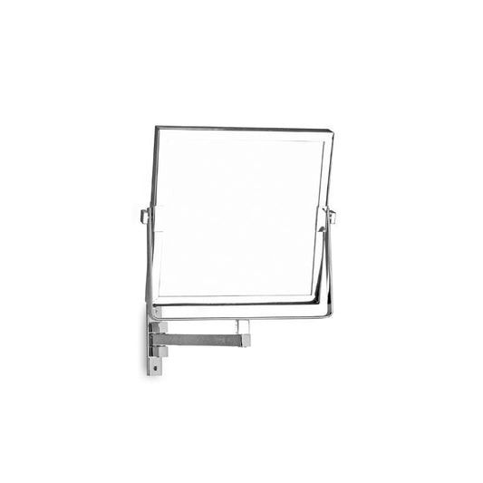 New Line Op2 Specchio 20x22 Ingranditore a Parete In Ottone Cromo