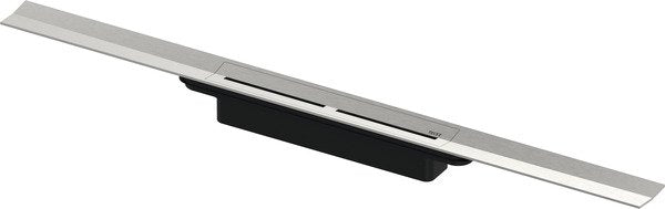 Tece tecedrainprofile profilo doccia 800mm acc inox satinato Acciaio, dettaglio ravvicinato della texture antiscivolo...