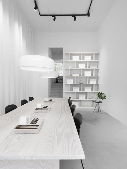 Flos Smithfield Suspension Lampada  60 cm a Sospensione Bianco lucido